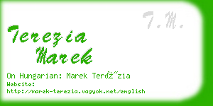 terezia marek business card